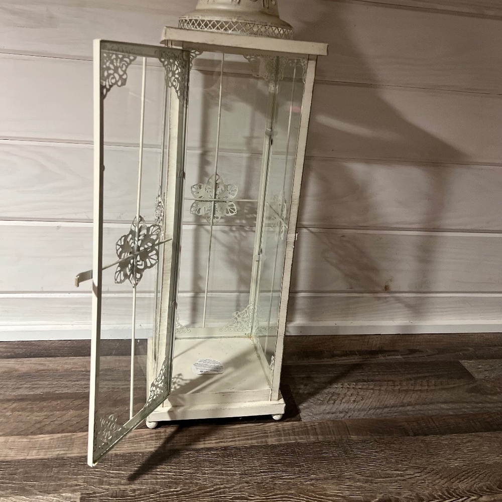 Pier 1 Imports Rustic Ivory Lantern - Picture 6 of 8